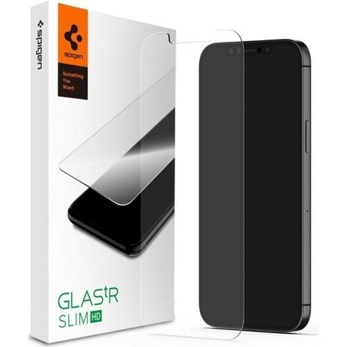 Spigen Apple iPhone 12 / iPhone 12 Pro Glass Screen Protector Glas en HD - AGL01511
