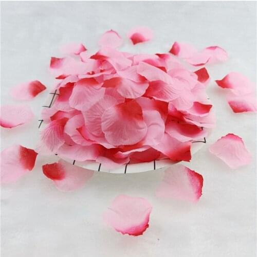 Wedding Decoration 20 PCS Artificial Rose Petals Non-woven Fabric Fake Petals Wedding Wedding Room Layout Romantic Proposal