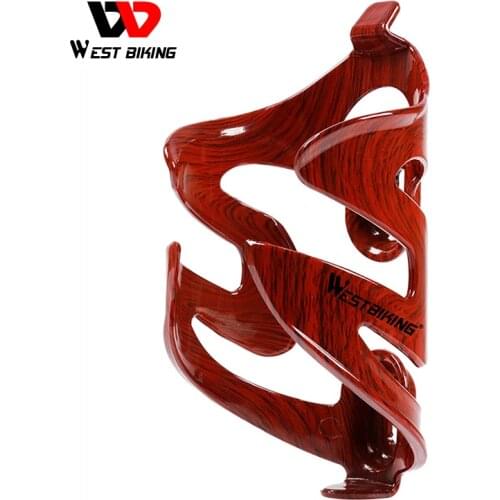 WEST BIKING Cycling Bottle Cage ABS+Carbon Fiber Ultralight Carbon Bottle Cage Vintage MTB Road Bike Bicycle Water Bottle Holder
