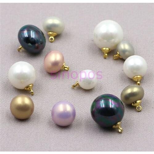 10pcs Plastic round/oval shape Color Pearl Buttons Decor For Sewing Crafts Sweater Coat, DIY Clothes Accessories Button, SP01