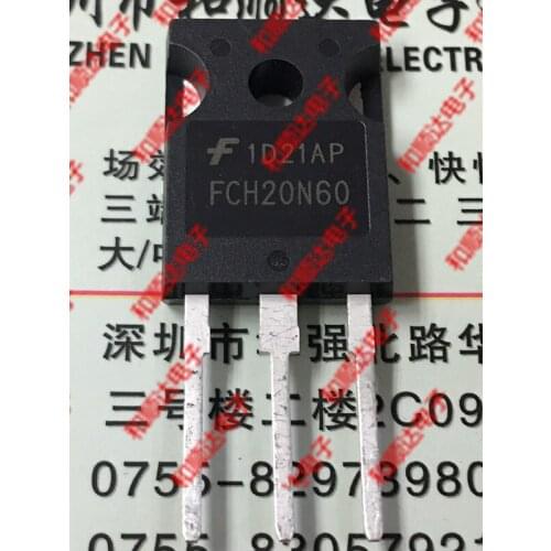10pcs/lot FCH20N60 New stock TO-247 600V 20A