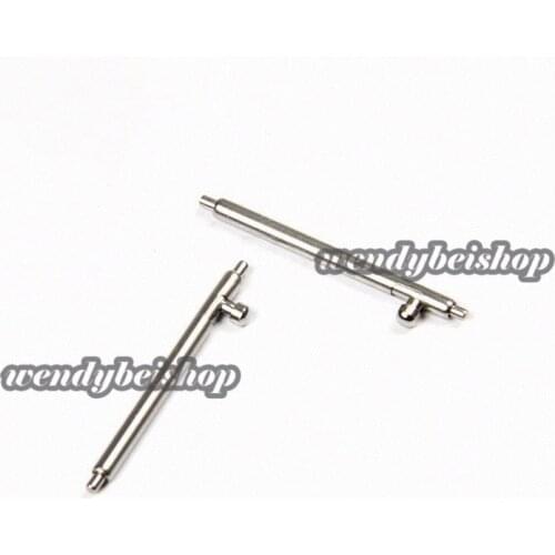 16 17 18 20 22 23mm(1.8mm diameter) 10pc Wholesale Newest HQ Quick Release Stainless Steel Watch Band Single Switch Spring Bar