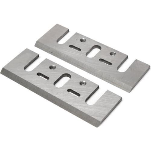 2pcs Electric Planer Blades Reversible High Speed Steel Planer Blades for Electric Power Tool