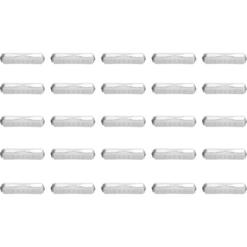 25Pcs 8A Torpedo Fuses White Continental Car Fuse Torpedo Bullet Classic Car Fuse Torpedo Fuses