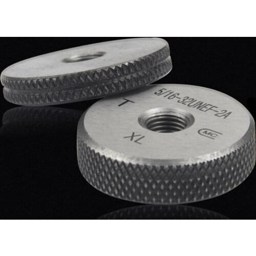 2A TPI thread ring gauge Go-No Go Gages 3/4-12-14-16-18-20-24-28-32 UNC UNF 2A, 2pcs/set