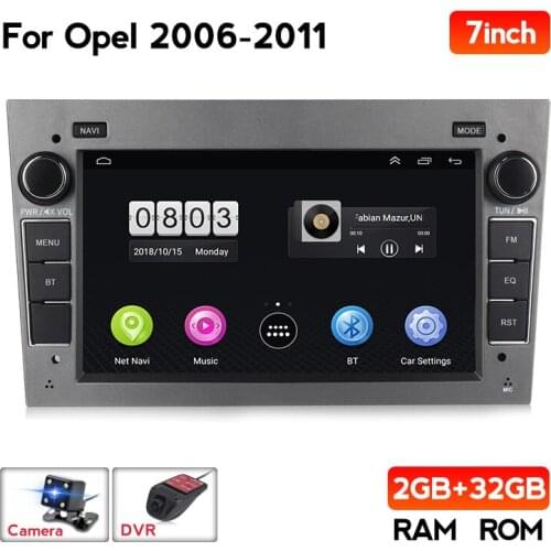 1024x600 2GB RAM+32G Android car Multimedia Player 2 Din DVD GPS For OPEL Astra Meriva Vectra Antara Zafira Corsa Vauxhall