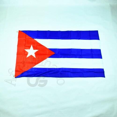 Cuba 90*150cm Cuban flag Banner 3x5 Foot national flag for meet,Parade,party.Hanging,decoration