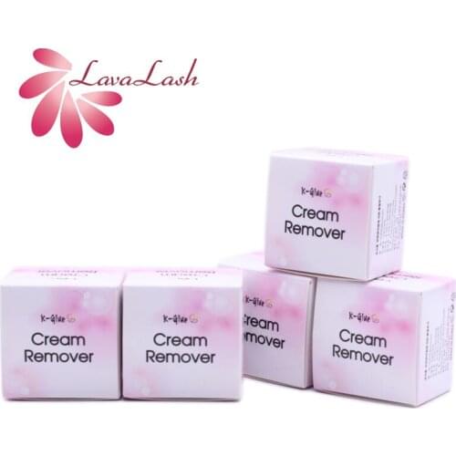 5 bottles K-glue Cream Remover for Eyelash Extensions Glue Pink 15g/bottle Original Korea Eyelash Shop Makeup Tools Wholesale