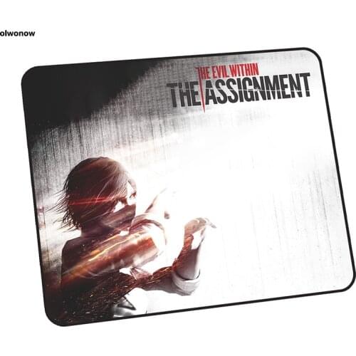 The evil within mouse pad gamer gel 35x30cm notbook mouse mat gaming mousepad Customized pad mouse PC desk padmouse