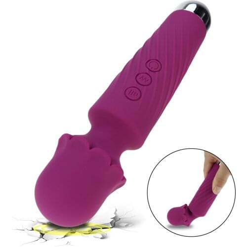 Powerful 10 Speed Magic Wand AV Vibrators Rechargeable Big Vibrator Clit Massager Sex Toys For Women Masturbation Sex Machine