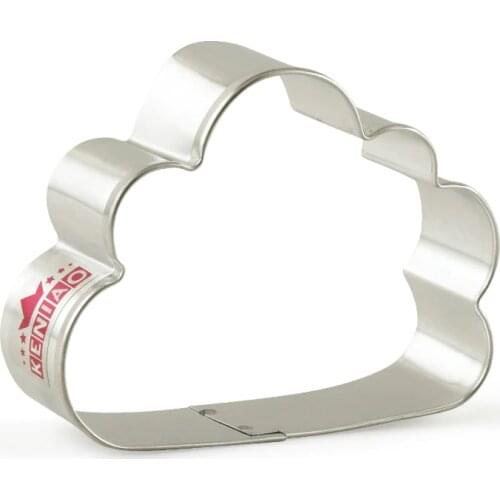 KENIAO Cloud Cookie Cutter for Kids Air Travel Biscuit / Fondant / Pastry / Sandwiches Cutter - 7.5 x 9 cm - Stainless Steel