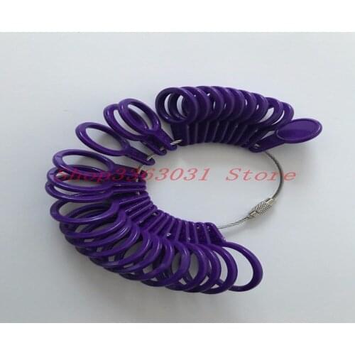 Ring size 1-33 Plastic Finger Ring Sizing Measuring Tool Gauge Ring Sizer Set
