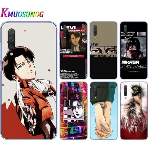 Attack on Titan animation For Xiaomi Mi 11i 11 10i 10T 10 9T 9SE 9 8 A3 CC9 CC9E Note 10 Lite Pro Ultra Soft Phone Case
