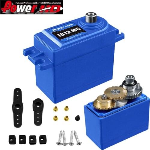 Power HD 1812MG Waterproof High Torque Metal Steering Gear Digital Servo For RC Climbing Car/TRX4