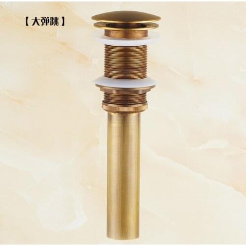 All copper antique water supply QEY - 8849 models jumping large covered water basin vanities wholesale water plug