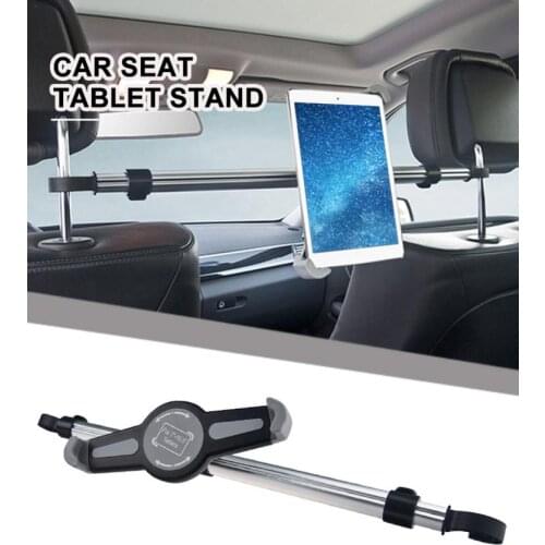 Retractable Tablet PC holder Aluminum alloy material Tablet holder Car dual headrest Car phone holder Car interior accessories