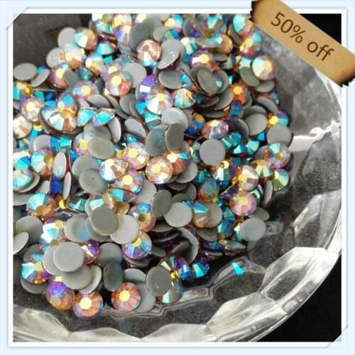 HIGH QUALITY size ss16 3.9mm LIGHT COLORADO TOPAZ AB color with 1440 pcs each pack ; diamond stone FOR dresses free shipping