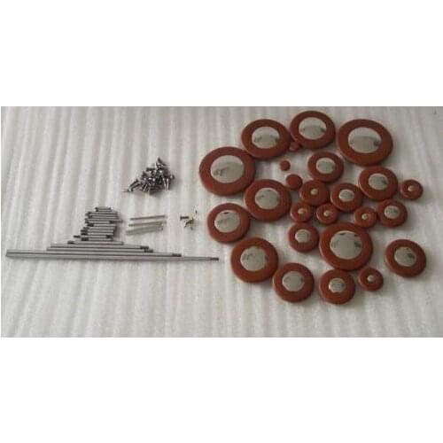 Alto sax repair parts screws,parts+ Alto sax pads Complete Set of 25 pads
