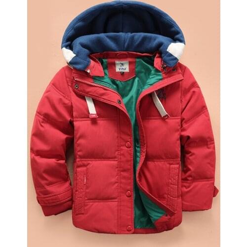 Winter Thicken Warm Child Coat Kids Clothes Double-deck Windproof Boys Girls Jackets Children Outerwear For 3-10 Years Old