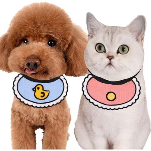 1pics Saliva Towel for Dogs Cats Pet Accessories Pet Triangle Scarf Bib Dogs Cats Collar for Small or Medium Dogs Cats Supplies