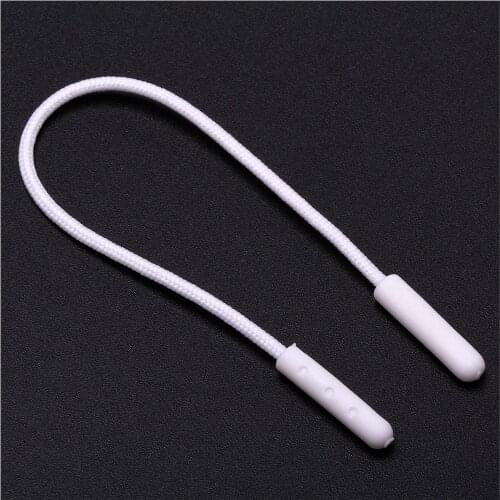 10 Pieces/Lot Zipper Puller Clothing Plastic Zipper Head Compact Zipper Pulling Rope Luggage Bag Zipper Head Tail Rope