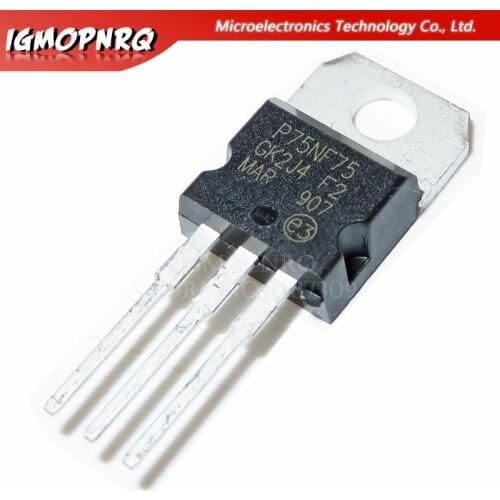 10pcs STP75NF75 P75NF75 75NF75 motor controller DIP TO-220 new original