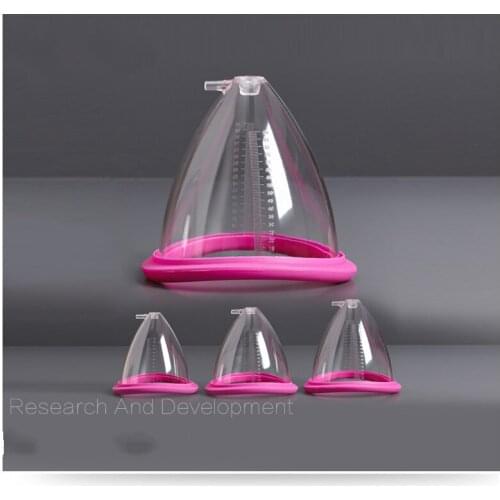 2pcs 5 kinds Big Size Electric breast chest cup with apron cover large suction Body Massage Cupping Hip Lift Beauty Machine Part