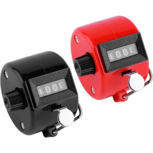 4 Digit Hand Held Tally Counter Manual Palm Clicker Number Counting Golf Worldwide store