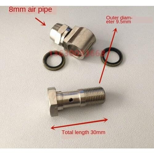 Wind Speed Kexing Jiuliang Tire Removal Machine Accessories Small Cylinder Air Pipe Joint Pneumatic 8mm Pipe Screw Joint