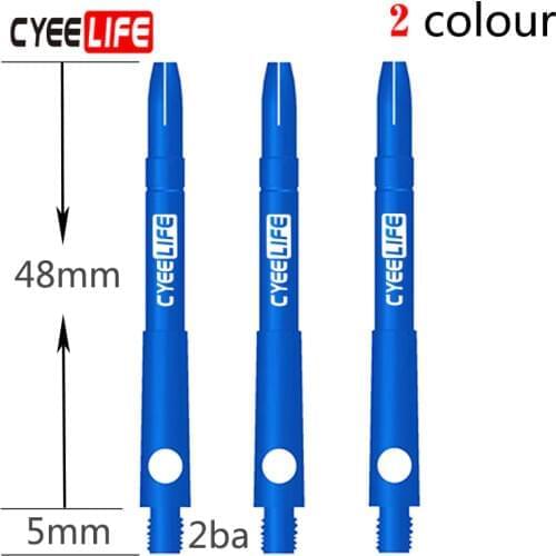 CyeeLife Fat Strong Aluminum Darts Shafts 48mm&2BA,Dart accessories kit Aluminum Stem
