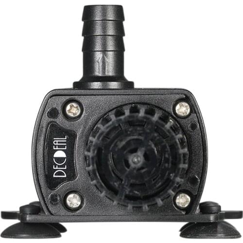 Decdeal USB DC5V 2.4W Ultra-quiet Brushless Water Pump Waterproof Submersible Fountain Aquarium Circulating 250L/H Lift 200cm