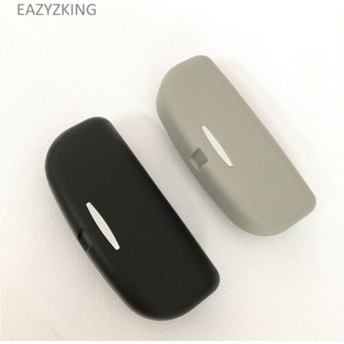 EAZYZKING Car Glasses Case Holder Box For Peugeot 206 207 208 301 307 308 407 2008 3008 4008