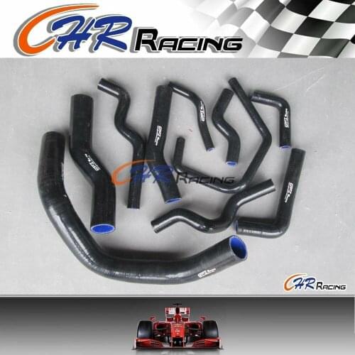 Black Silicone Radiator Hose For NISSAN SILVIA 200SX 240SX S13 S14 S15 SR20DET