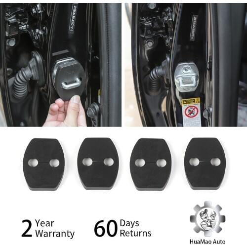 Door Lock Protective Cover Catch Buckle Sticker Interior Accessories For Toyota 4Runner 2017-2019