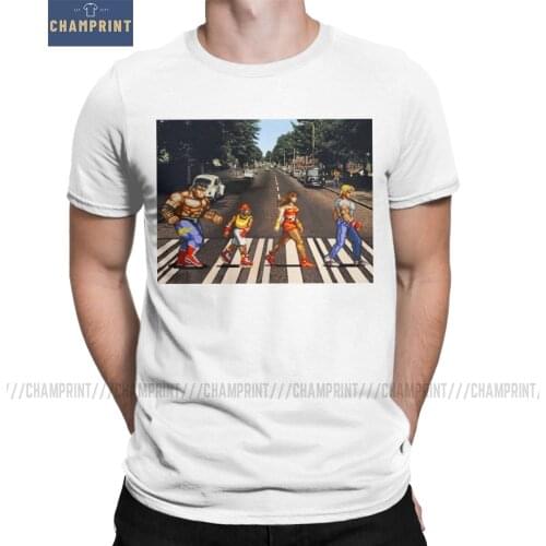 Streets Of Rage T-Shirts Men Retro Axel Golden Axe Blaze Fighting Game Cool 100% Cotton Tees Short Sleeve T Shirts Plus Size