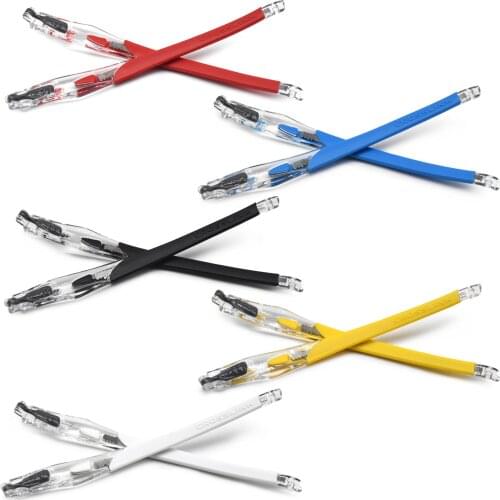 HKUCO Rubber Replacement Transparent Frame Legs For Crosslink Sweep/Switch Glasses Frame