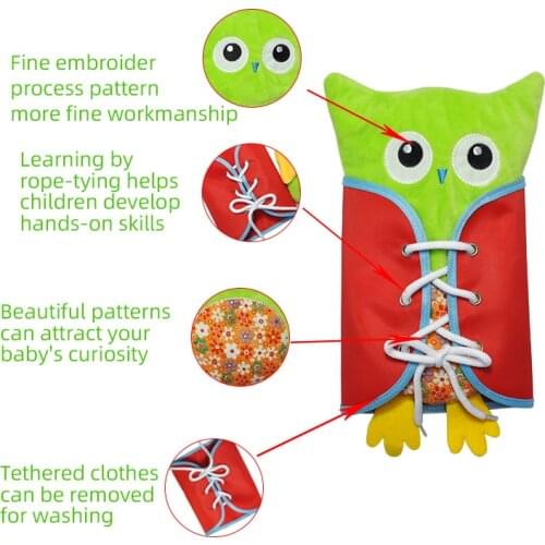 Montessori toys for children educational toy Owl baby teaching aids baby toys lelebe