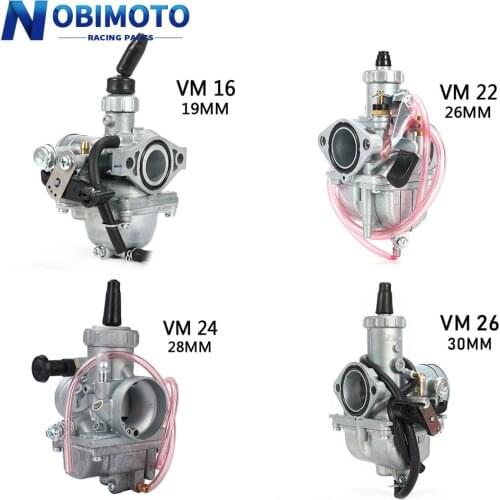 Mikuni Carburetor VM16 22mm VM22 26mm VM24 28mm VM26 30mm Carburateur For 110cc to 250cc Pit Dirt Bike ATV Quad Motorcycle