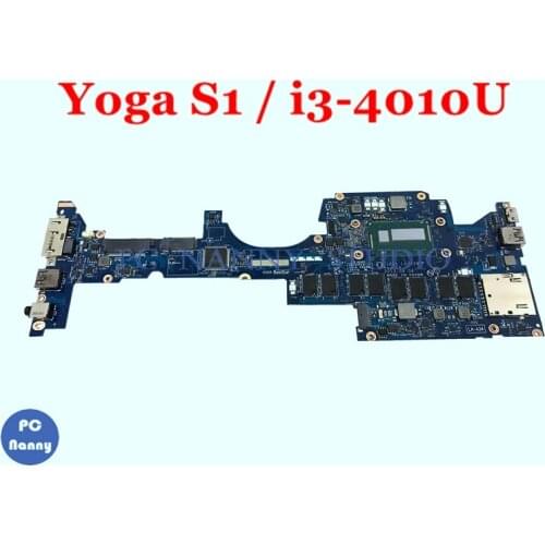 NOKOTION Mainboard 00HT115 ZIPS1 LA-A341P for Lenovo ThinkPad S1 Yoga HD 4400 Core i3-4010U 1.7 GHz 4GB RAM Laptop motherboard