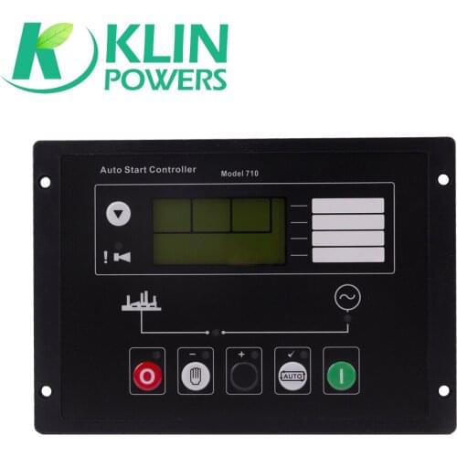 Deepsea DSE710 Auto Start Control Module Diesel Generator Parts Electronic Controller Board LCD Display Genset Monitors
