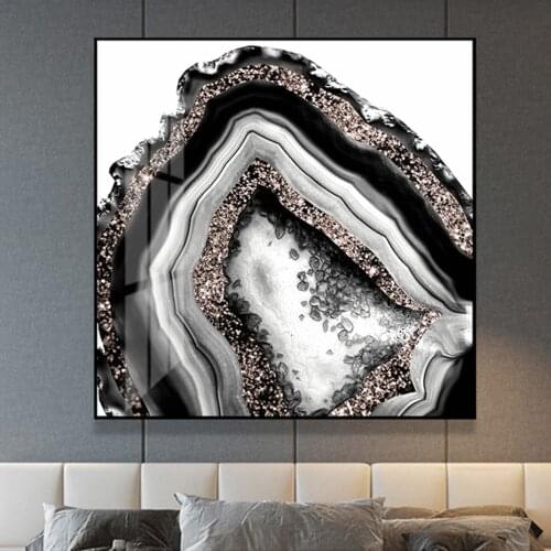 Modern Abstract Marble Wall Art Canvas Painting Office Poster and Print Pictures for Living Room Interior Home Decoration
