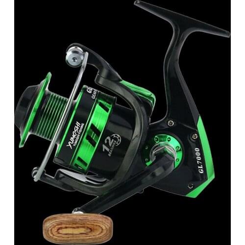 WALK FISH 12BB 5.5:1 Spinning Fishing Reel Fishing Wheel for Saltwater Metal Spool Fishing Reels carpa molinete de pesca
