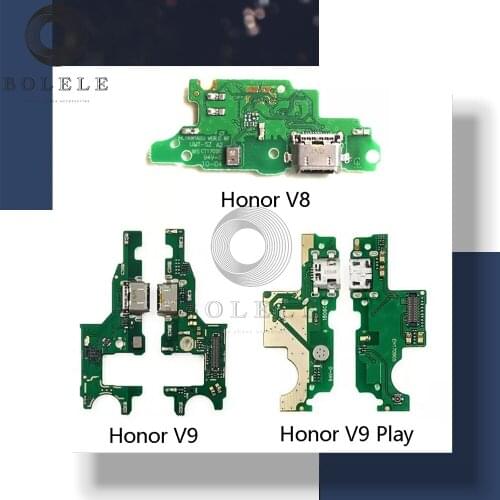 For Huawei Honor V8 V9 / V9 Play USB Charger Port Dock Plug Charge Board Connector Charging Flex Cable Microphone Replacement