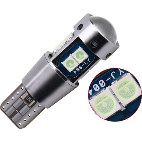 1PCS High Quality T10 W5W Super Bright 3030 LED Car Interior Reading Dome Light Marker Lamp 10 SMD LED Auto Wedge Parking Bulbs