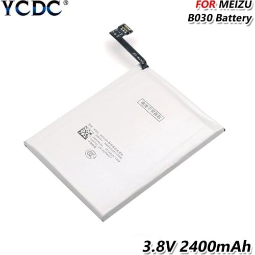 3.8V Volt B030 Lithium Li-ion Battery 2400mAh B030 Phone Battery For Meizu MX3(MX 3) M055 M351 M353 M355 M356 Smart Mobile Phone