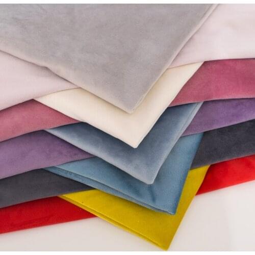 50x150cm Gold Velvet Fabric Colorful Flexible Cloth Soft Plush Fabric DIY Handmade Home Textile Sewing Accessories Supplies