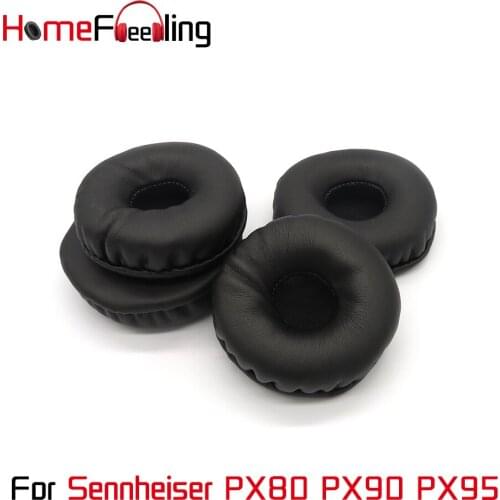 Homefeeling Ear Pads For Sennheiser PX80 PX90 PX95 Earpads Round Universal Leahter Repalcement Parts Ear Cushions