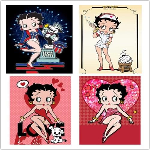 Betty Boop Wall Paintings