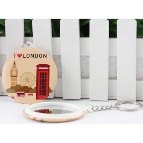 [Ready Stock] DIY 58mm button badge Parts Mirror Keychain Raw Material Button Badge Supplies 500pcs/PKG