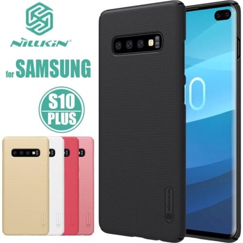 For Samsung Galaxy S10 Plus Case Nillkin Super Frosted Hard Cover Slim Phone Case for Samsung Galaxy S10 Plus Nilkin Capa Cases